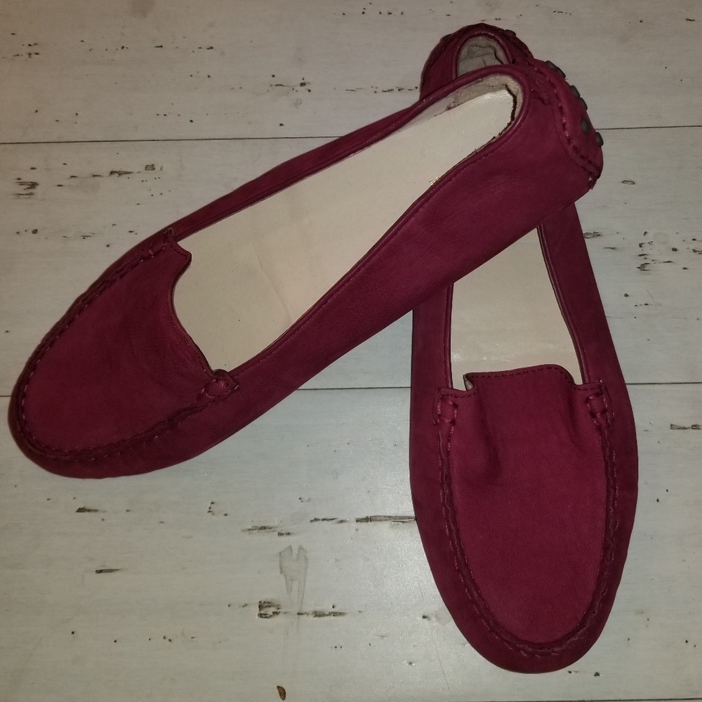 Cole Haan Deep Pink Suede Flats (Size 10B) (New)